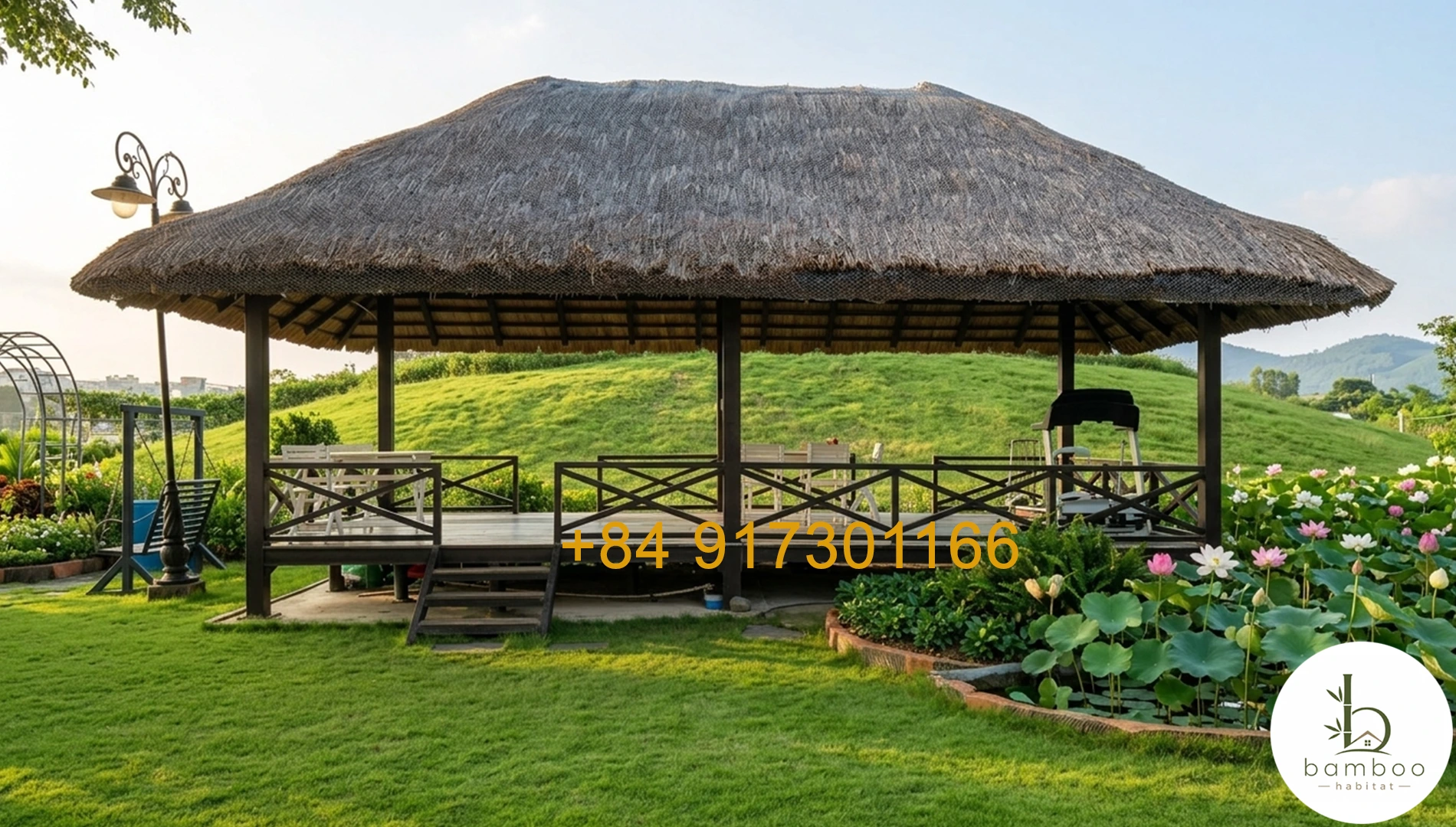 Natural Thatch Gazebo
