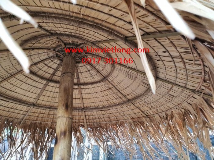 Despite the new modern bamboo roofing